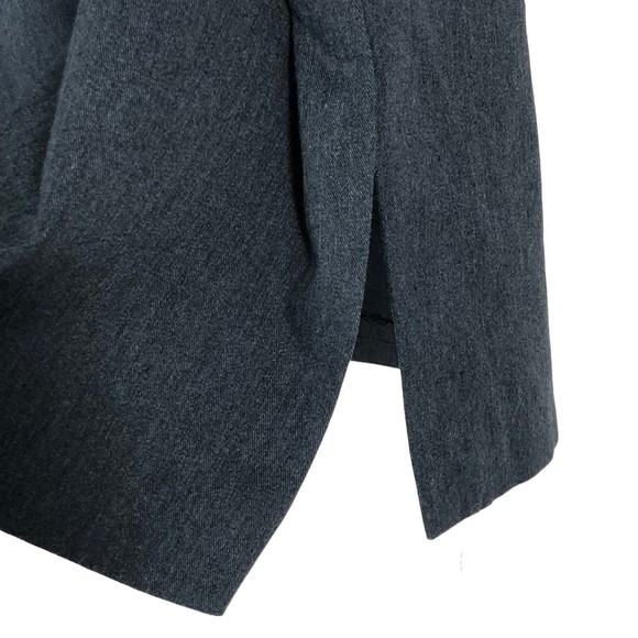 Vintage Women’s Grey Career Midi Skirt Plus Size 18 w/Elastic Waist Back - Picture 6 of 9